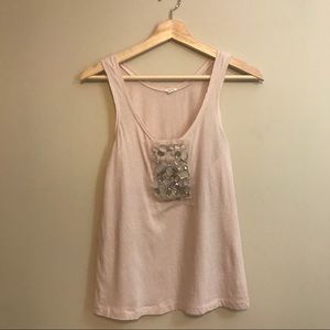 J. Crew | Tissue Tulle Jeweled Tank